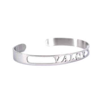 Centered Name Cuff Bracelet